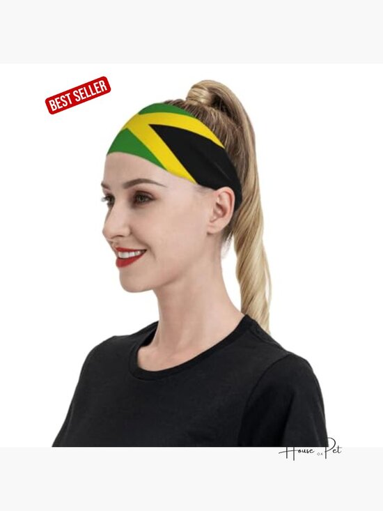 Cute Flag Sweatband Sports Headband for Running Cycling Yoga Fitness main image 5